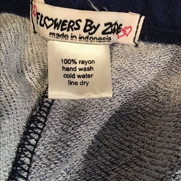 Flowers By Zoe Multi-Color Joggers Size Kids Large - Picture 3 of 3